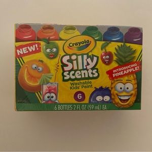 Set of 6 Crayola Silly scents washable kid’s paint